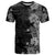 Hawaii Tropical Flowers Tribal Pattern T Shirt Black Style LT9 Black - Polynesian Pride