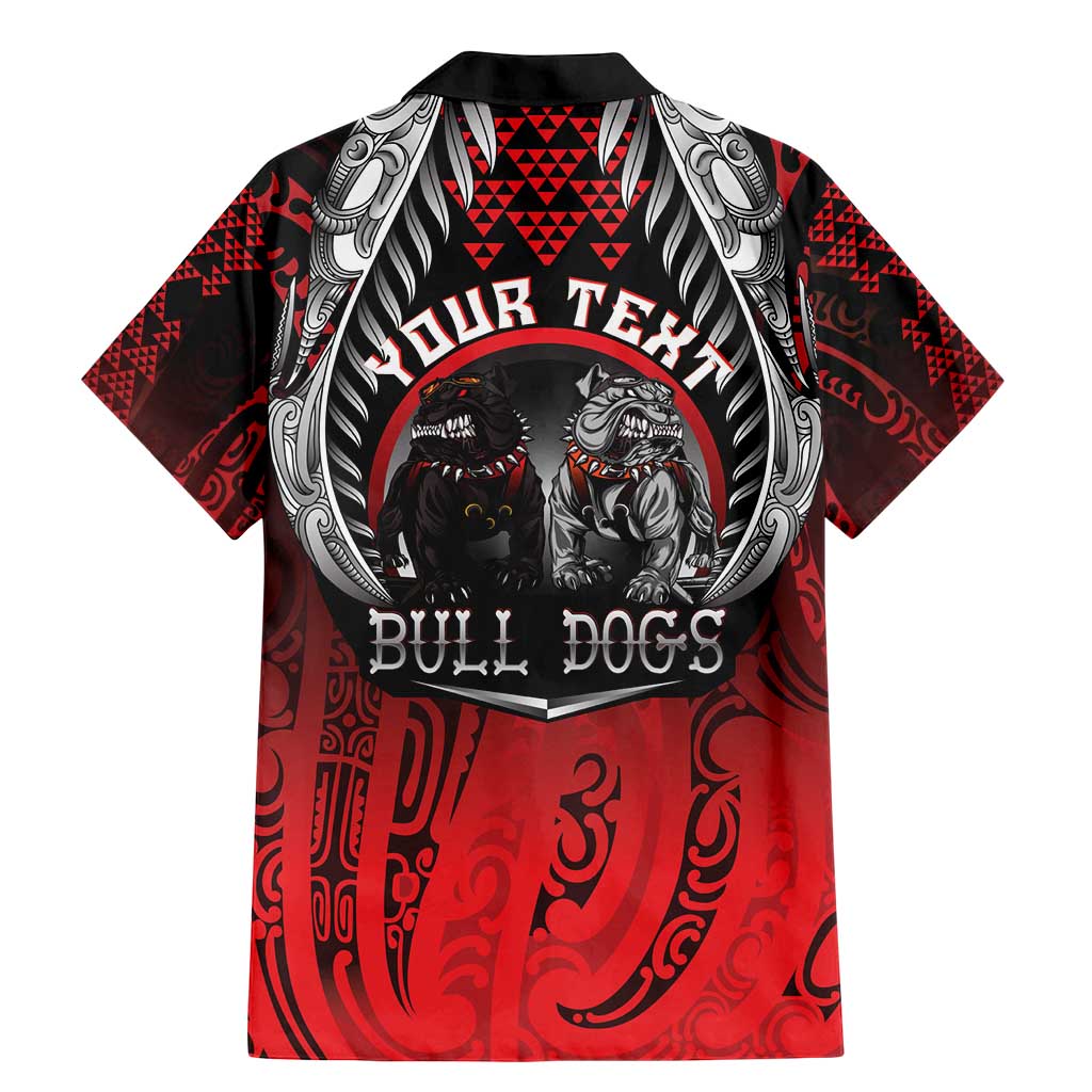 Aotearoa Bulldog Personalised Family Matching Mermaid Dress and Hawaiian Shirt Maori Kowhaiwhai Motif LT9 - Polynesian Pride