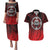 Aotearoa Bulldog Couples Matching Puletasi and Hawaiian Shirt New Zealand Kowhaiwhai Tribal