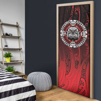 Aotearoa Bulldog Door Cover New Zealand Kowhaiwhai Tribal LT9 - Polynesian Pride