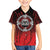Aotearoa Bulldog Family Matching Long Sleeve Bodycon Dress and Hawaiian Shirt New Zealand Kowhaiwhai Tribal
