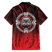 Aotearoa Bulldog Family Matching Tank Maxi Dress and Hawaiian Shirt New Zealand Kowhaiwhai Tribal LT9 - Polynesian Pride