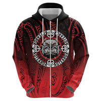 Aotearoa Bulldog Hoodie New Zealand Kowhaiwhai Tribal LT9 - Polynesian Pride