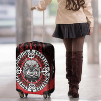 Aotearoa Bulldog Luggage Cover New Zealand Kowhaiwhai Tribal LT9 - Polynesian Pride