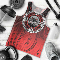 Aotearoa Bulldog Men Tank Top New Zealand Kowhaiwhai Tribal
