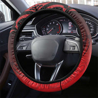 Aotearoa Bulldog Steering Wheel Cover New Zealand Kowhaiwhai Tribal