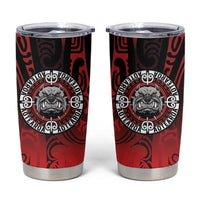 Aotearoa Bulldog Tumbler Cup New Zealand Kowhaiwhai Tribal LT9 Red - Polynesian Pride