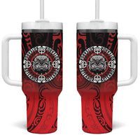 Aotearoa Bulldog Tumbler With Handle New Zealand Kowhaiwhai Tribal