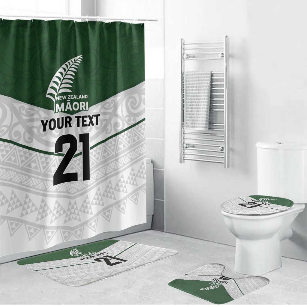 Custom New Zealand Maori Niho Taniwha Bathroom Set - Polynesian Pride