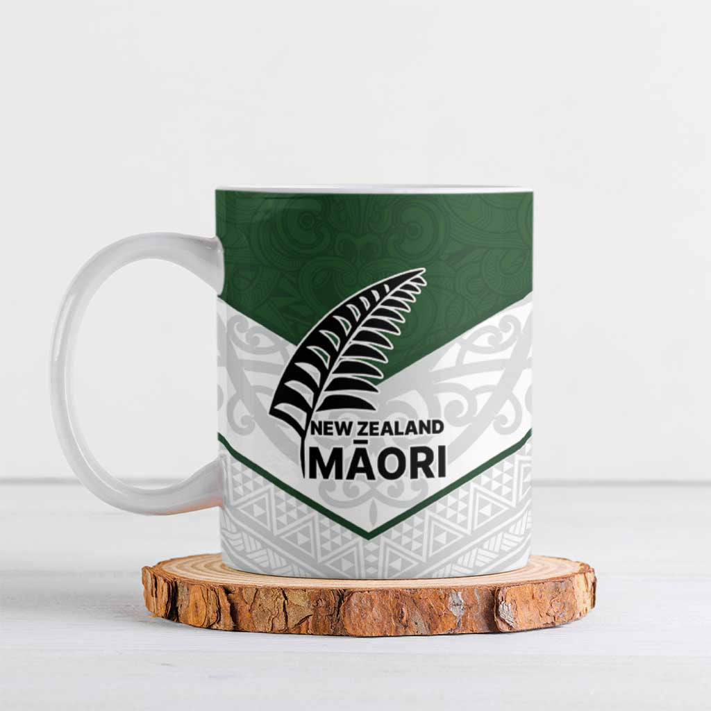 Custom New Zealand Maori Niho Taniwha Ceramic Mug - Polynesian Pride