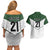 Custom New Zealand Maori Niho Taniwha Couples Matching Off Shoulder Short Dress and Hawaiian Shirt