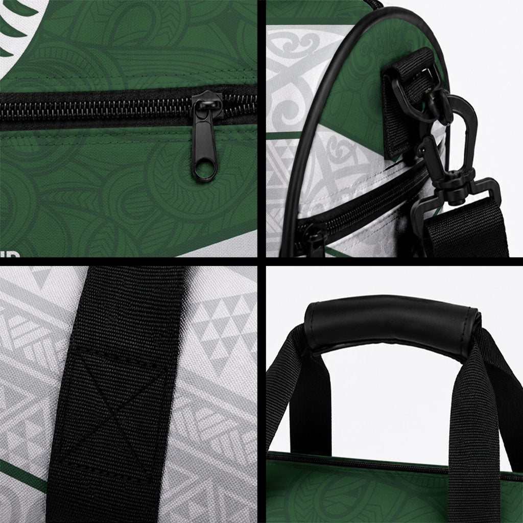 Custom New Zealand Maori Niho Taniwha Duffle Bag LT9 - Polynesian Pride