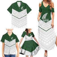Custom New Zealand Maori Niho Taniwha Family Matching Summer Maxi Dress and Hawaiian Shirt LT9 - Polynesian Pride