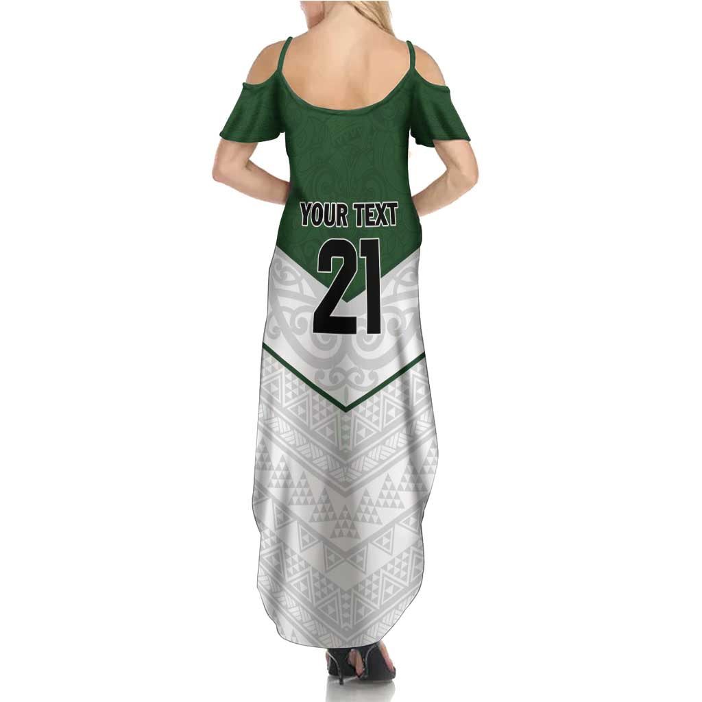 Custom New Zealand Maori Niho Taniwha Family Matching Summer Maxi Dress and Hawaiian Shirt LT9 - Polynesian Pride
