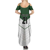 Custom New Zealand Maori Niho Taniwha Family Matching Summer Maxi Dress and Hawaiian Shirt LT9 - Polynesian Pride
