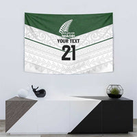 Custom New Zealand Maori Niho Taniwha Tapestry