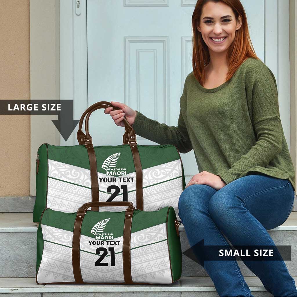 Custom New Zealand Maori Niho Taniwha Travel Bag - Polynesian Pride