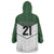 Custom New Zealand Maori Niho Taniwha Wearable Blanket Hoodie