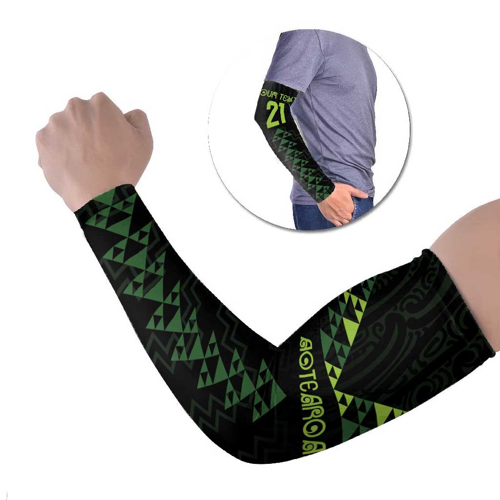 Custom New Zealand Maori Koru Koiri Motif Arm Sleeves - Polynesian Pride