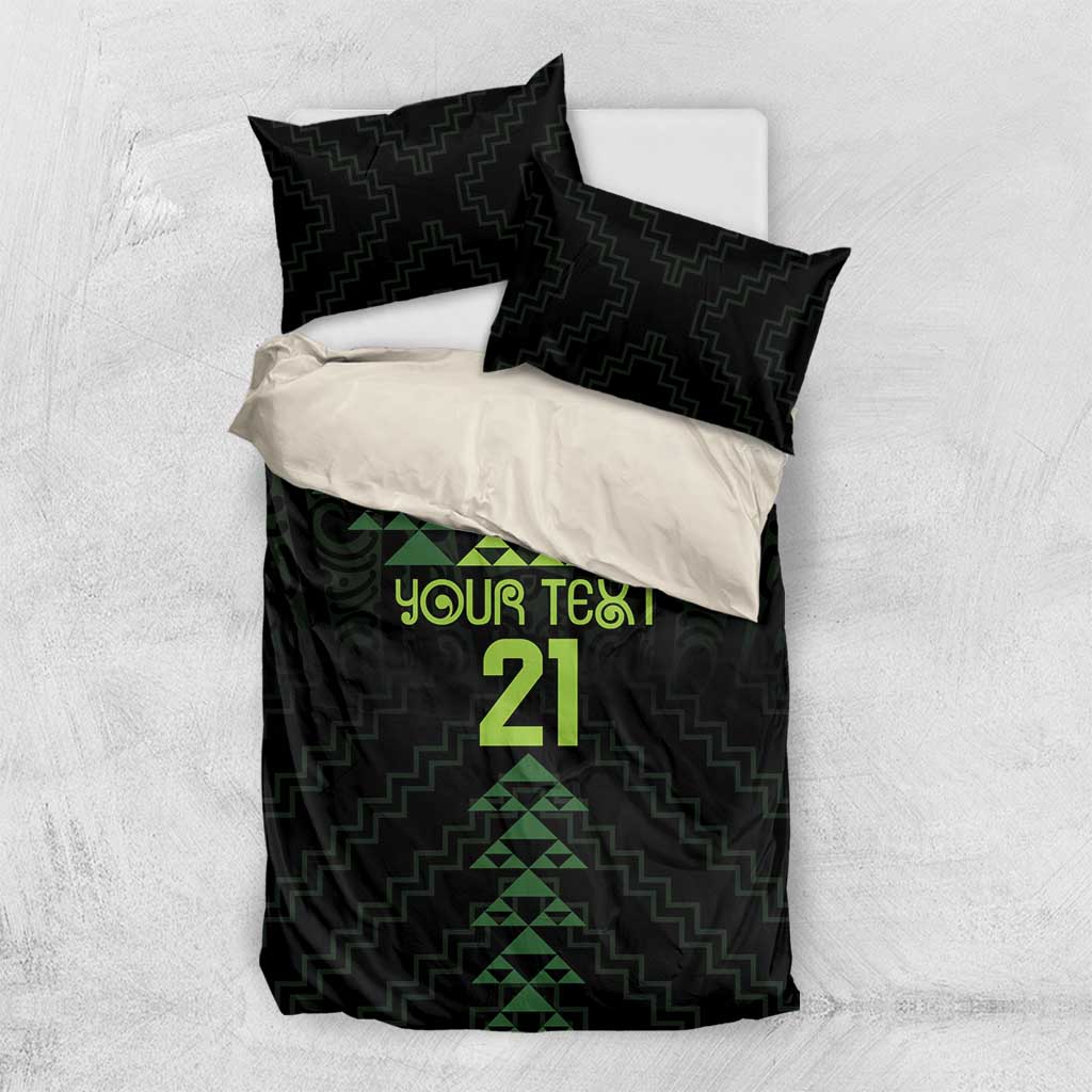 Custom New Zealand Maori Koru Koiri Motif Bedding Set