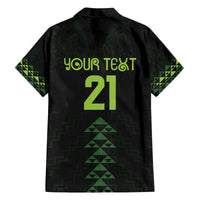 Custom New Zealand Maori Koru Koiri Motif Family Matching Off The Shoulder Long Sleeve Dress and Hawaiian Shirt LT9 - Polynesian Pride
