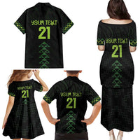 Custom New Zealand Maori Koru Koiri Motif Family Matching Puletasi and Hawaiian Shirt LT9 - Polynesian Pride