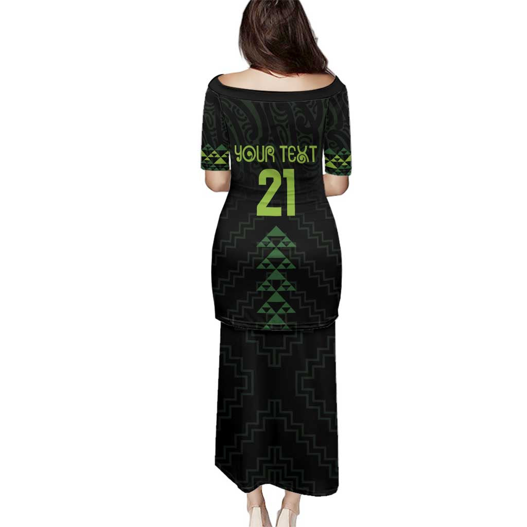 Custom New Zealand Maori Koru Koiri Motif Family Matching Puletasi and Hawaiian Shirt LT9 - Polynesian Pride