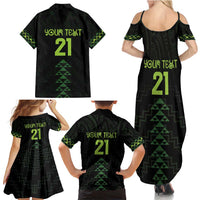 Custom New Zealand Maori Koru Koiri Motif Family Matching Summer Maxi Dress and Hawaiian Shirt LT9 - Polynesian Pride