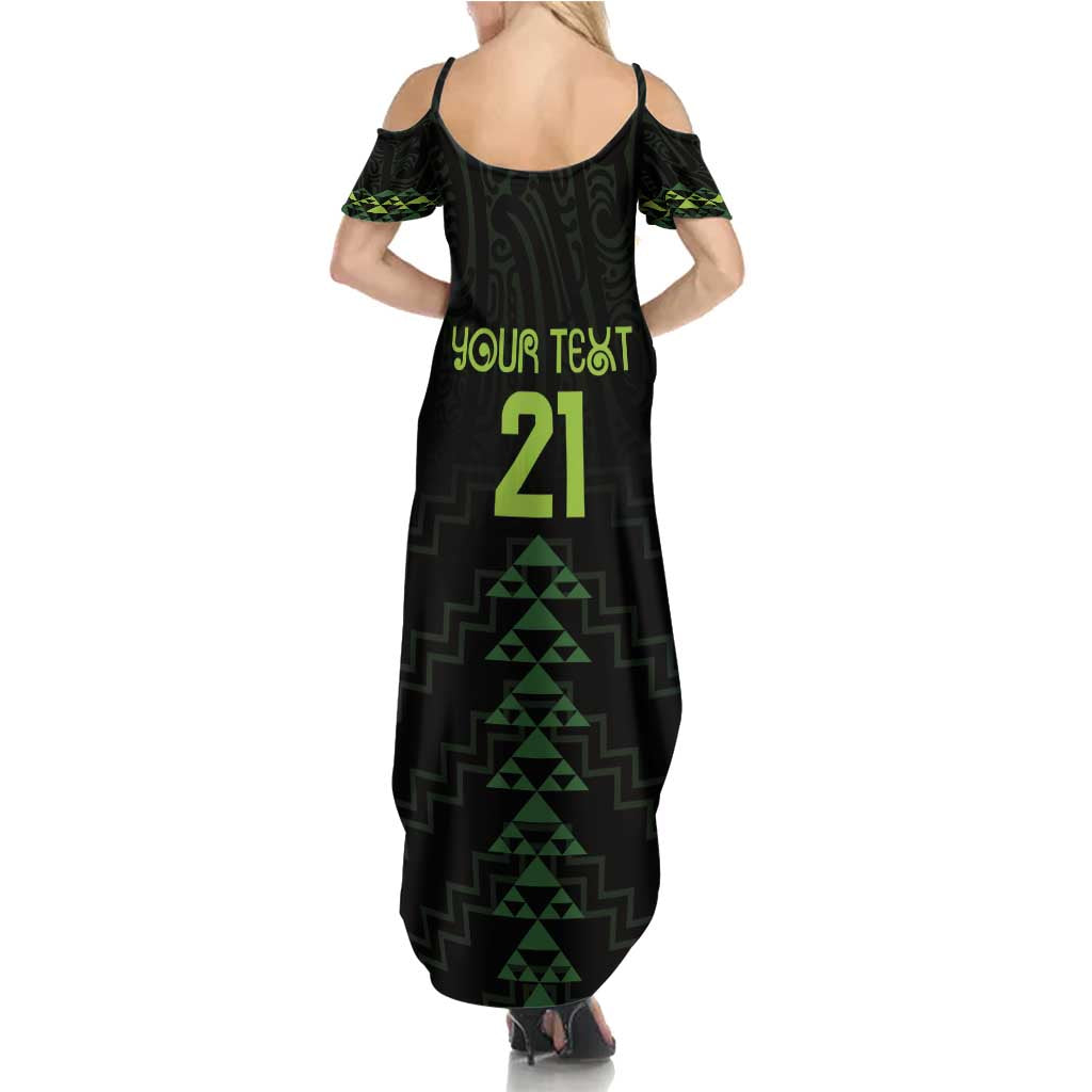 Custom New Zealand Maori Koru Koiri Motif Family Matching Summer Maxi Dress and Hawaiian Shirt LT9 - Polynesian Pride