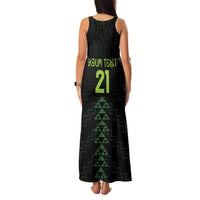 Custom New Zealand Maori Koru Koiri Motif Family Matching Tank Maxi Dress and Hawaiian Shirt LT9 - Polynesian Pride