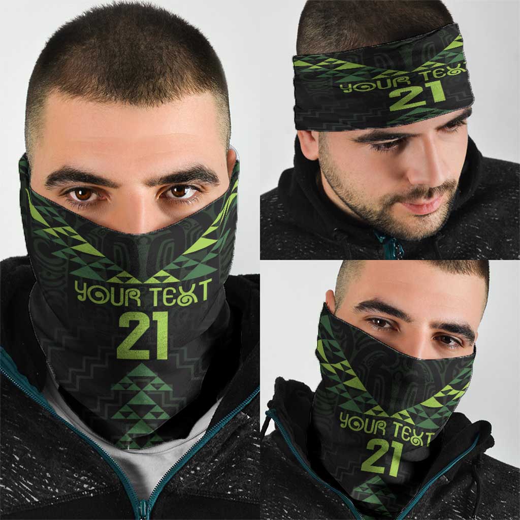 Custom New Zealand Maori Koru Koiri Motif Neck Gaiter - Polynesian Pride