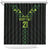 Custom New Zealand Maori Koru Koiri Motif Shower Curtain