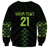 Custom New Zealand Maori Koru Koiri Motif Sweatshirt