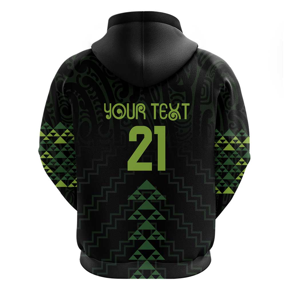 Custom New Zealand Maori Koru Koiri Motif Zip Hoodie LT9 - Polynesian Pride