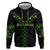 Custom New Zealand Maori Koru Koiri Motif Zip Hoodie