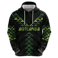 Custom New Zealand Maori Koru Koiri Motif Zip Hoodie LT9 - Polynesian Pride