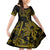 Filipino Sun Tribal Tattoo Family Matching Mermaid Dress and Hawaiian Shirt Philippines Inspired Barong Simple Gold