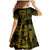 Filipino Sun Tribal Tattoo Family Matching Mermaid Dress and Hawaiian Shirt Philippines Inspired Barong Simple Gold