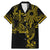 Filipino Sun Tribal Tattoo Family Matching Mermaid Dress and Hawaiian Shirt Philippines Inspired Barong Simple Gold