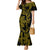 Filipino Sun Tribal Tattoo Family Matching Mermaid Dress and Hawaiian Shirt Philippines Inspired Barong Simple Gold
