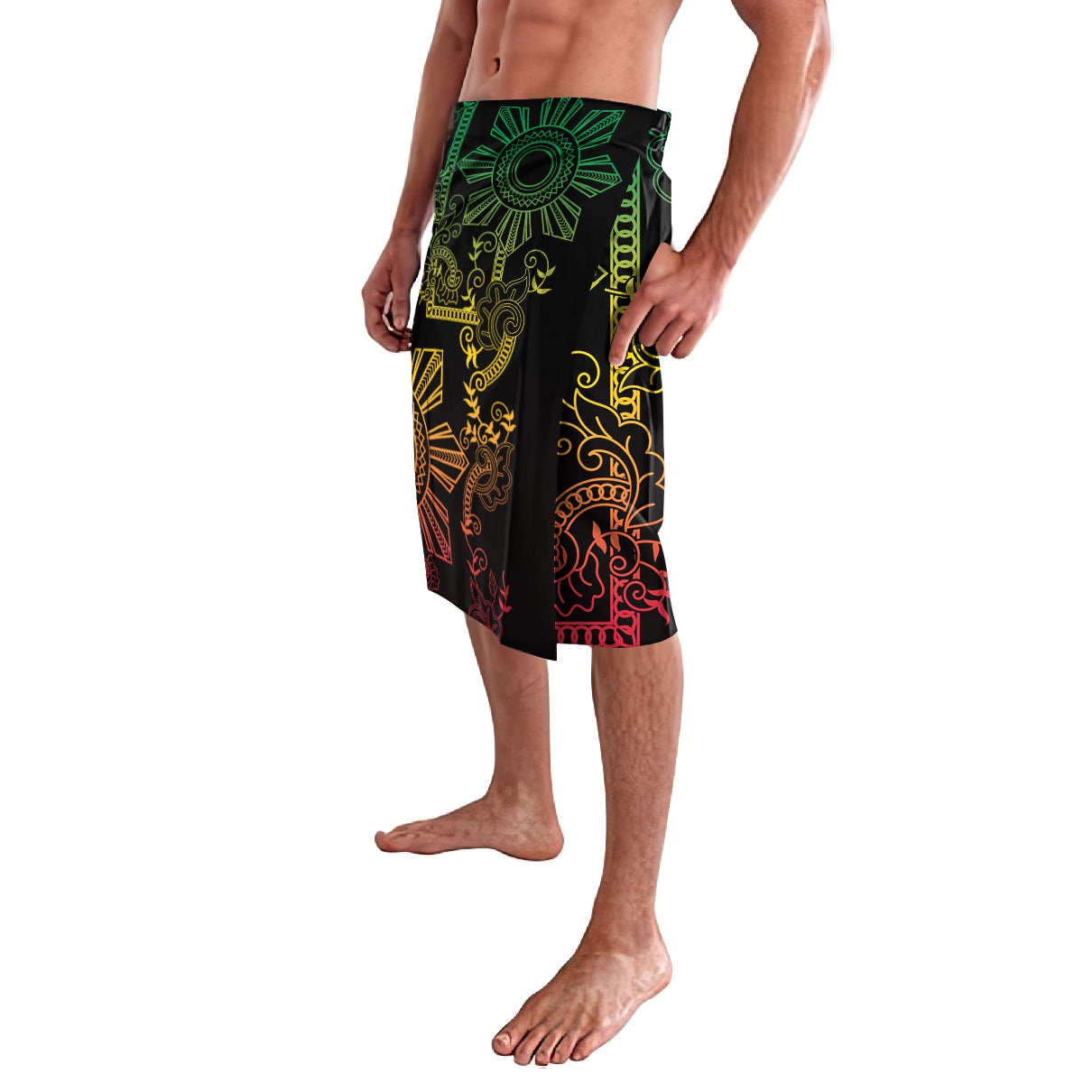 Filipino Sun Tribal Tattoo Lavalava Philippines Inspired Barong Reggae Art