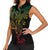 Filipino Sun Tribal Tattoo Women Sleeveless Polo Shirt Philippines Inspired Barong Reggae Art