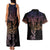 Filipino Sun Tribal Tattoo Couples Matching Tank Maxi Dress and Hawaiian Shirt Philippines Inspired Barong Pink Art