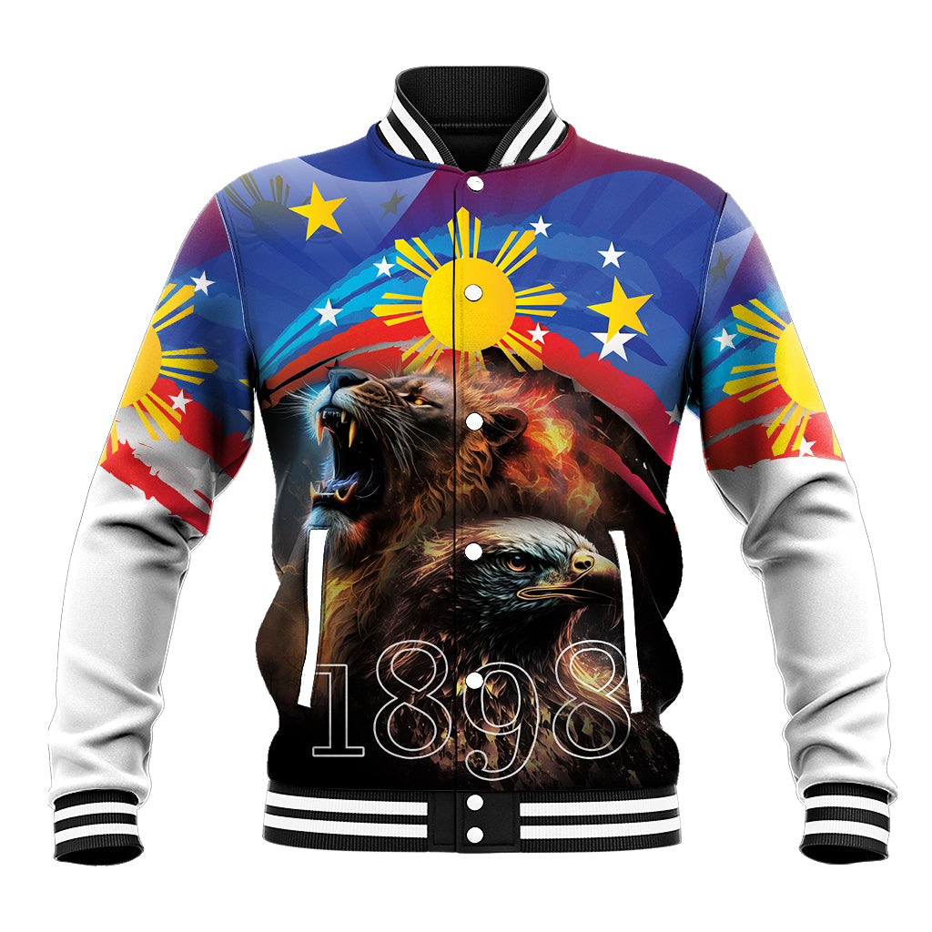 Philippines Lion and Eagle 1898 Baseball Jacket Pilipinas Maligayang Araw ng Kalayaan
