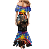 Philippines Lion and Eagle 1898 Mermaid Dress Pilipinas Maligayang Araw ng Kalayaan LT9 - Polynesian Pride