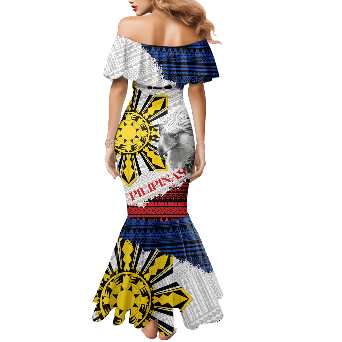 Philippines 126th Independence Day Family Matching Mermaid Dress and Hawaiian Shirt Pilipinas Hunyo 12 Maligayang Araw ng Kalayaan LT9 - Polynesian Pride