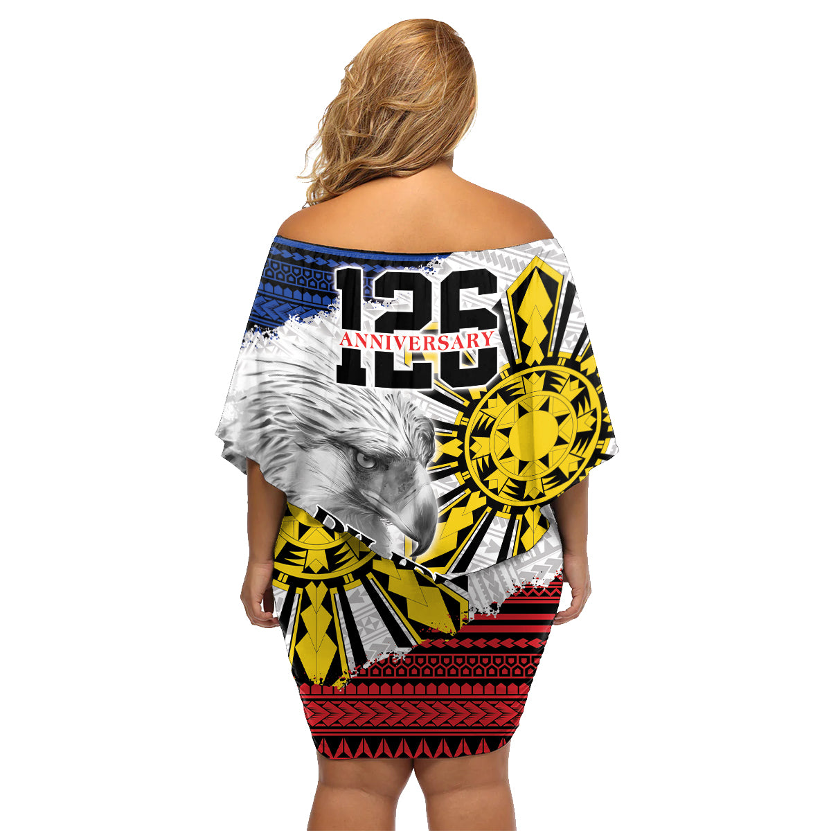 Philippines 126th Independence Day Family Matching Off Shoulder Short Dress and Hawaiian Shirt Pilipinas Hunyo 12 Maligayang Araw ng Kalayaan LT9 - Polynesian Pride
