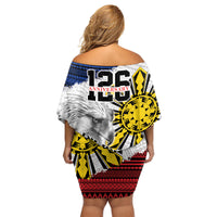 Philippines 126th Independence Day Family Matching Off Shoulder Short Dress and Hawaiian Shirt Pilipinas Hunyo 12 Maligayang Araw ng Kalayaan LT9 - Polynesian Pride