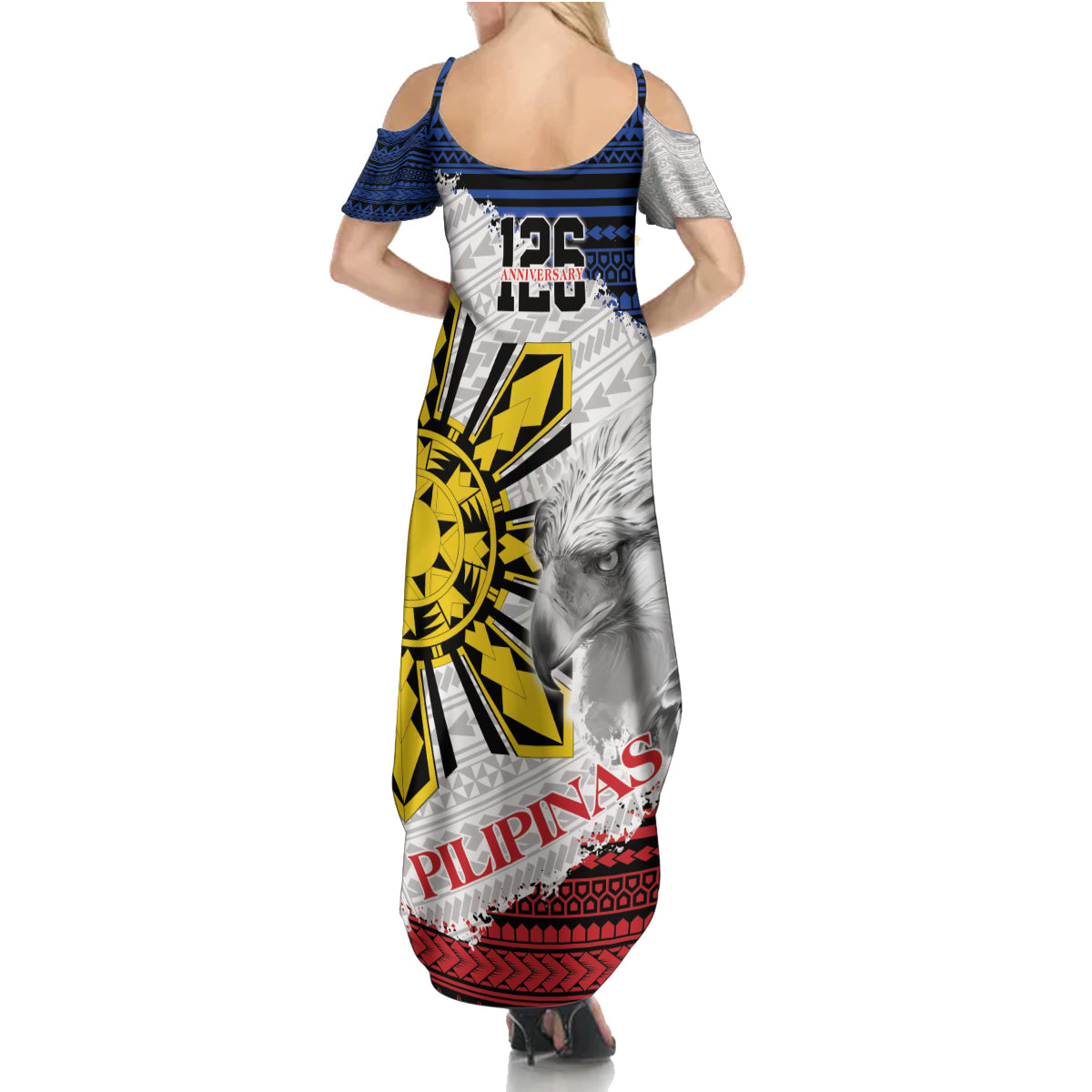 Philippines 126th Independence Day Family Matching Summer Maxi Dress and Hawaiian Shirt Pilipinas Hunyo 12 Maligayang Araw ng Kalayaan LT9 - Polynesian Pride