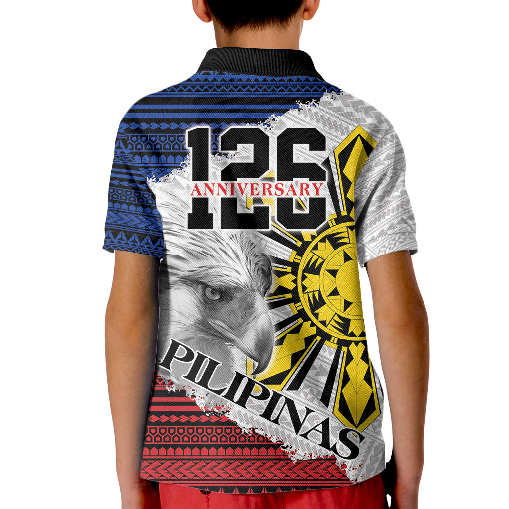Philippines 126th Independence Day Kid Polo Shirt Pilipinas Hunyo 12 Maligayang Araw ng Kalayaan